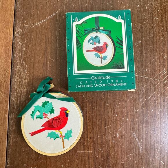 Hallmark Keepsake Ornament Gratitude Thank You Tree Ornament 1986 NEW Dead stock - Picture 1 of 3